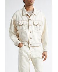 Rhude - Dirtied Cotton Trucker Jacket - Lyst