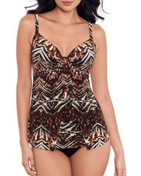 Miraclesuit - Tigress Gala Underwire Tankini Top - Lyst