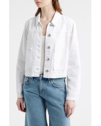 Rag & Bone - Featherweight Adrianna Denim Trucker Jacket - Lyst