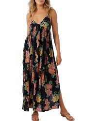 O'neill Sportswear - Saltwater Essentials Floral Maxi Dress - Lyst