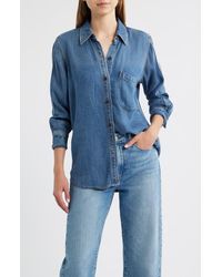 Rails - Atticus Denim Button-Up Shirt - Lyst