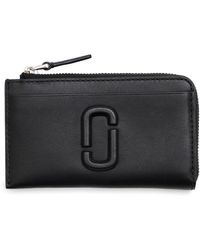 Marc Jacobs - The Top Zip Multi Leather Card Holder - Lyst