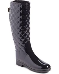 hunter snakeskin boots