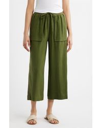 City Blues - Patch Pocket Crop Drawstring Pants - Lyst