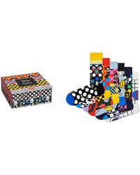 Happy Socks - X Disney 6-pack Assorted Crew Socks Gift Box - Lyst
