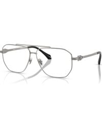 Versace - 59Mm Square Optical Glasses - Lyst