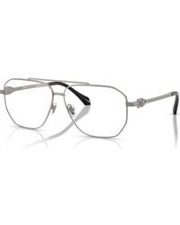 Versace - 59Mm Square Optical Glasses - Lyst