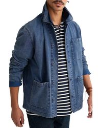 Seasalt Cornwall - Tin Stream Denim Work Jacket - Lyst