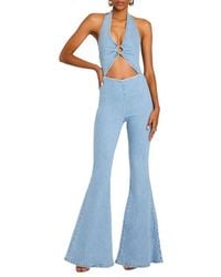 retroféte - Kairi Denim Jumpsuit - Lyst
