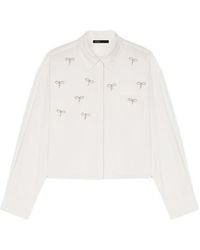 Maje - Jewel Detail Shirt - Lyst