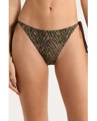 Ramy Brook - Benni Metallic Print Mesh One-Piece Swimsuit - Lyst