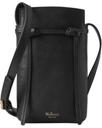 Mulberry - Clovelly Refined Leather Phone Pouch - Lyst