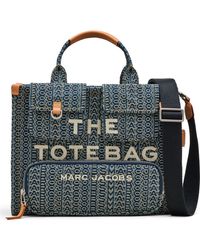 Marc Jacobs - The Cargo Monogram Denim Medium Tote Bag - Lyst