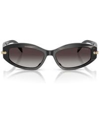 Michael Kors - Wilmington 54Mm Oval Sunglasses - Lyst