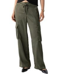 Sanctuary - Eve Drawstring Satin Cargo Pants - Lyst