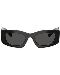 Prada - 51Mm Rectangular Sunglasses - Lyst