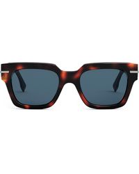 Fendi - The Graphy 51mm Geometric Sunglasses - Lyst