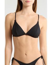 Rip Curl - Surf Banded Fixed Triangle Bikini Top - Lyst