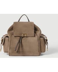 Brunello Cucinelli - Suede Sartorial Backpack - Lyst