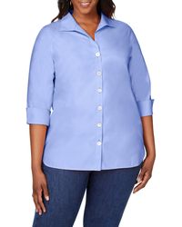 Foxcroft - Pandora Non-iron Tunic Shirt - Lyst