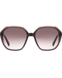 Fossil - 54Mm Gradient Rectangular Sunglasses - Lyst