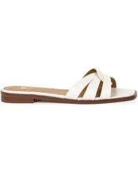 Bobbies - Thaïs Flat Sandals - Lyst