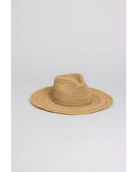 Hat Attack - Raffia Crochet Continental - Lyst