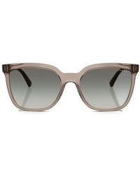 Vogue - 55Mm Polarized Gradient Square Sunglasses - Lyst