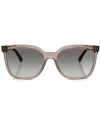 Vogue - 55Mm Polarized Gradient Square Sunglasses - Lyst