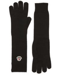 Moncler - Wool & Cashmere Knit Long Gloves - Lyst