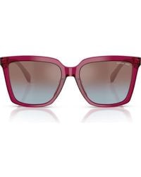 Michael Kors - Menaggio 55Mm Gradient Square Sunglasses - Lyst