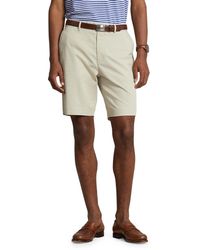 Polo Ralph Lauren - Flat Front Stretch Twill Chino Shorts - Lyst