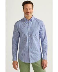 Lands' End - School Uniform Tailored Fit No Iron Solid Supima Cotton Pinpoint Buttondown Collar Dress Shirt - Lyst