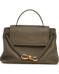 Bottega Veneta - Small Ciao Ciao Knot Detail Leather Top Handle Bag - Lyst