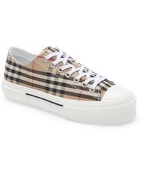 Burberry - Jack Check Low Top Sneaker - Lyst