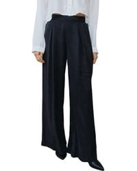 Bella Dahl - Inverted Pleat Pull-On Wide Leg Pants - Lyst