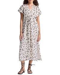 REISTOR - Gathered Maxi Dress - Lyst