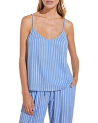 Eberjey - Gisele Stripe Stretch Modal Jersey Camisole Pajamas - Lyst