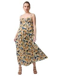 Ingrid & Isabel - Watercolor Floral Print Poplin Maternity Maxi Dress - Lyst