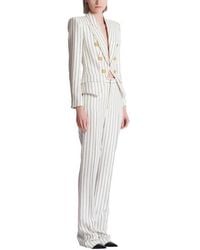 Balmain - 6-Button Pinstripe Jacket - Lyst