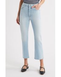FRAME - The Reboot High Waist Crop Flare Jeans - Lyst
