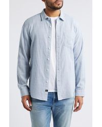 Rails - Wyatt Slub Cotton Button-Up Shirt - Lyst