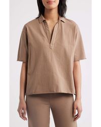 Frank & Eileen - Patty Popover Henley Top - Lyst