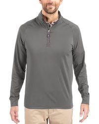 Cutter & Buck - Adapt Knit Quarter Zip Pullover - Lyst