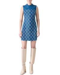 Akris Punto - Diamond Jacquard Cotton Sheath Dress - Lyst