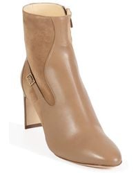 Elizee - Cora Bootie Leather Ankle Boots - Lyst
