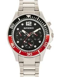 Breed - Pegasus Bracelet Watch W/Day/Date - Lyst