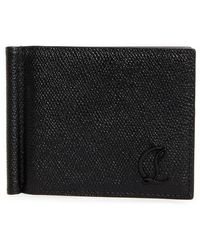 Christian Louboutin - Mooncrest Calfskin Bifold Wallet With Money Clip - Lyst