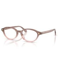 Versace - 53Mm Oval Optical Glasses - Lyst