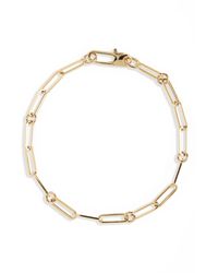 Roberto Coin - Thin Paper Clip Chain Bracelet - Lyst